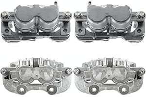 AUTO SHACK AutoShack Front and Rear Brake Calipers Assembly Kit Set of 4 Replacement for Chevrolet Silverado 1500 Classic Suburban 1500 Tahoe GMC Sierra 1500 Classic Yukon XL 1500 Cadillac Escalade V8 BCPKG00770