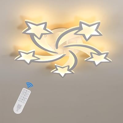 Riserva 50W Dimmable LED Ceiling Light with Remote 3000K-6500K 70cm