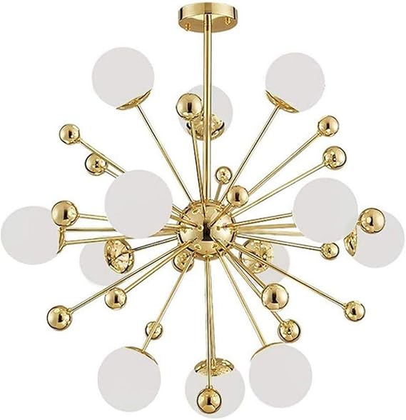 NBVCX Home Decoration Modern Chandelier Lighting Fixture 12 Light Gold
