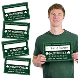 Big Dot of Happiness St. Patrick's Day Party Mug Shots - Photo Booth Props Saint Patty's Day Party Mug Shots - 20 Count