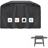 Grill Cover for Traeger Irontop 2-Burner 28-in Propane Flat Top Griddle | 600D polyester;w/ air vent&amp;side straps;fading&amp;water-resistant protection;Full-length Irontop 2 Burner grill cover accessories