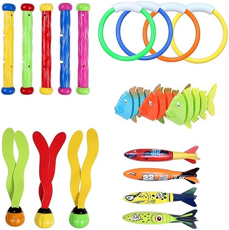 kids diving sticks