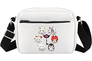 WSNANG Demon Hotel Tote Bag Hazbin Anime Merch Cartoon Characters Gift Shoulder Bag Dark Animation Lover Gift