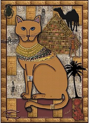 JaCaRou Puzzles Golden CAT 1000 Pieces Jigsaw Puzzle