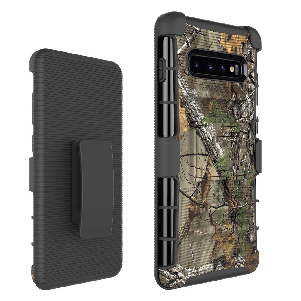 Samsung S10e Case, Shockproof Heavy Duty Rugged Locking Swivel Holster Belt Clip Kickstand Magnetic Full Body Hard Armor Protective Shell Phone Cover Case for Samsung Galaxy S10e