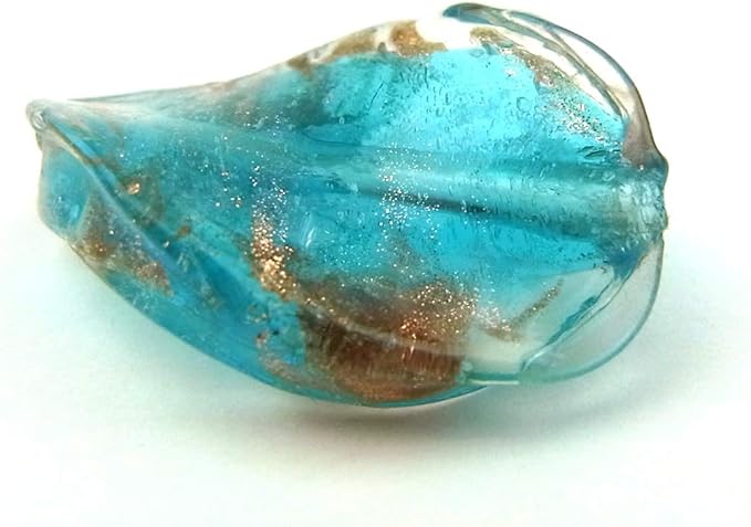 Amazon とんぼ玉 R2m ガラスビーズ mm リーフ型 葉 2個 ライトブルー トンボ玉 アクセサリー ハンドメイド チャーム パーツ 素材 ビーズ ストーン 通販