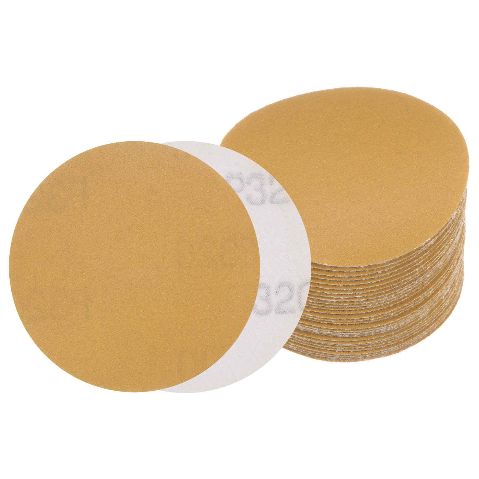 Kozelo 30pcs No Hole Sanding Discs- [ 3 Inch 320 Grit ] Round Hook and Loop Grip Sanding Pads Sheet for Wood Metal Polishing Use| Aluminum Oxide & Zirconium Oxide Sandpaper