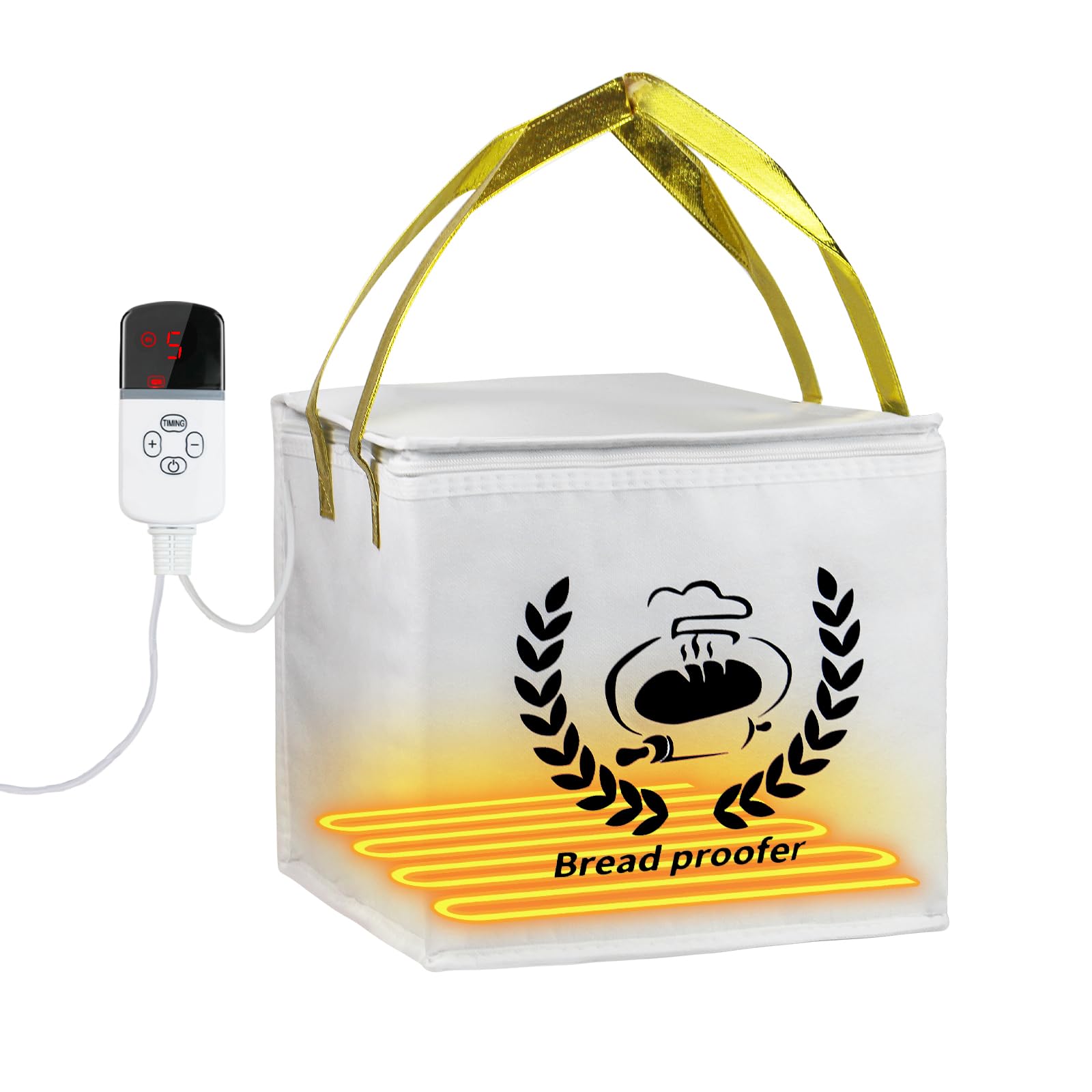 PCCIZU Dough Proofer Heating Pad with Warming Box, Sourdough Bread Proofing Warmer Box, for