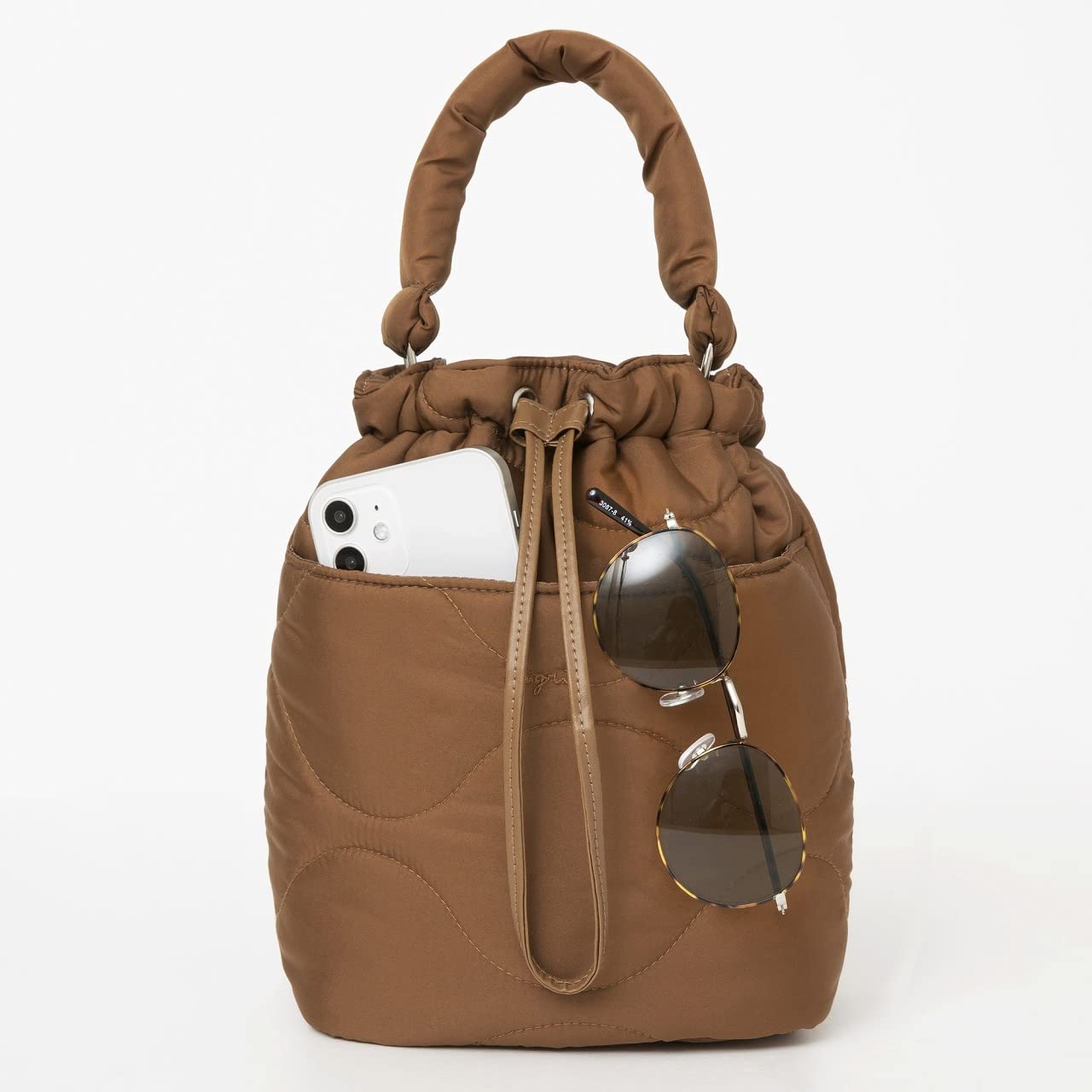 【Ungrid アングリッド ムック本 雑誌付録】2WAYキルティングバッグ ブラウン