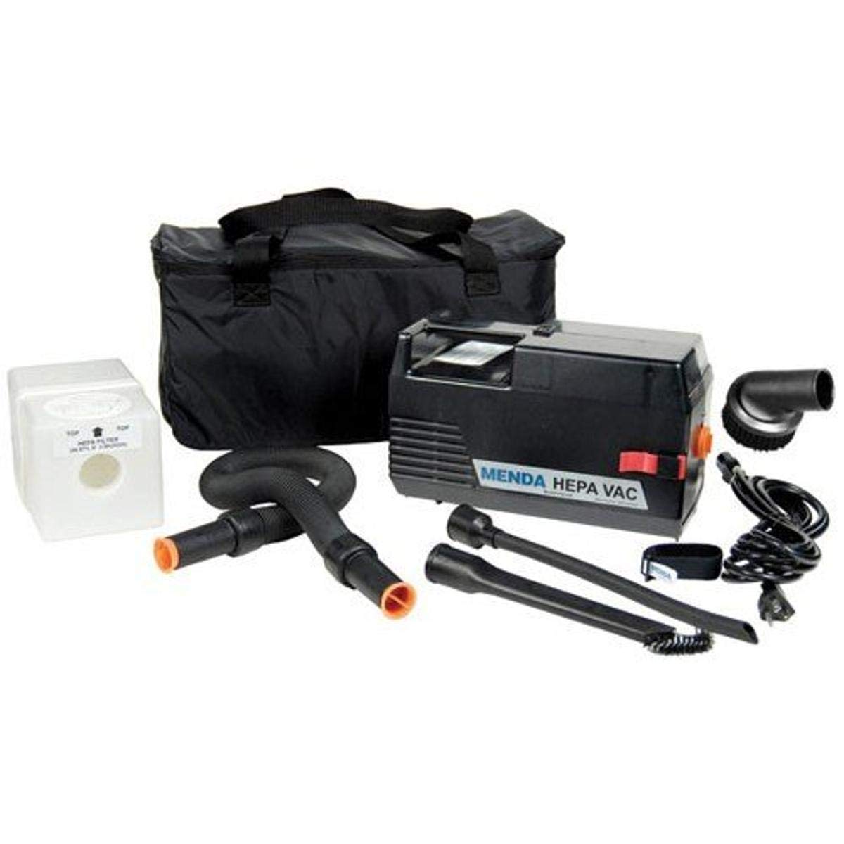 MENDA 35857 Vacuum, HEPA Vac Kit with Case and Extra Filter, 120 VAC