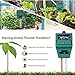 REARAND 3-in-1 Soil Tester, Moisture, Light, PH Soil Test Kit Soil PH Meter for Garden, Home, Farm, Plants, Flower Pot (No Battery Needed) (M)thumb 2