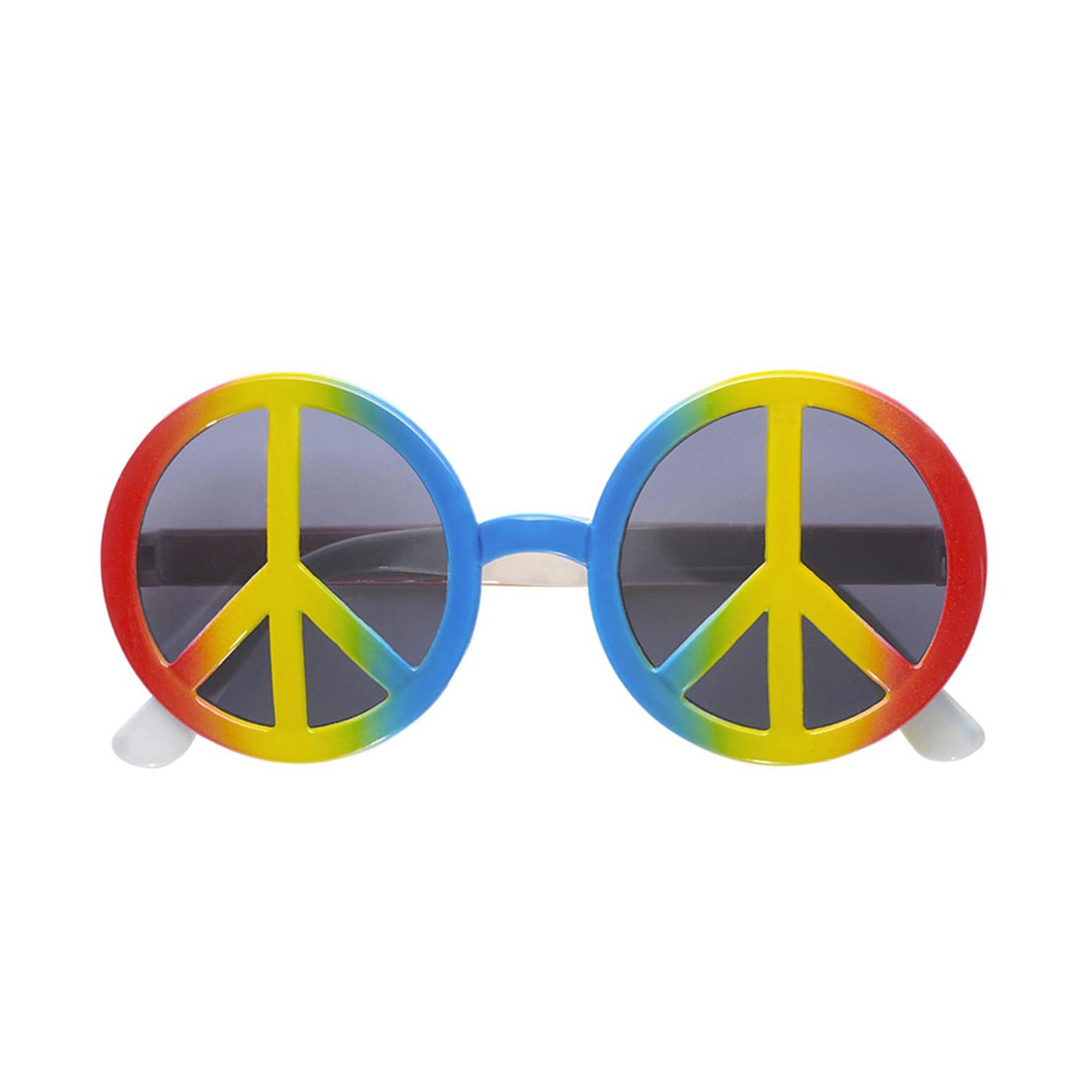 Multicolor Love & Peace Glasses Dress-Up Novelty Glasses Specs & Shades for Fancy Dress Costumes Accessory
