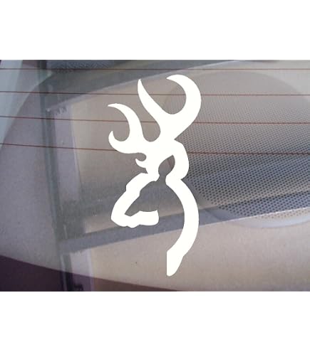 thumbnail image 2 of Official Browning 3D Buckmark Decal - 6 Sizes Included - Perfect For Truck, Window, Or Car 2 of 3