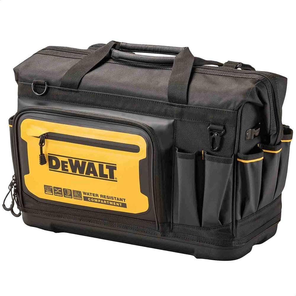 DEWALT DWST60104-1 20" Open Mouth Tool Bag 33 Pockets 25kg Capacity Pro