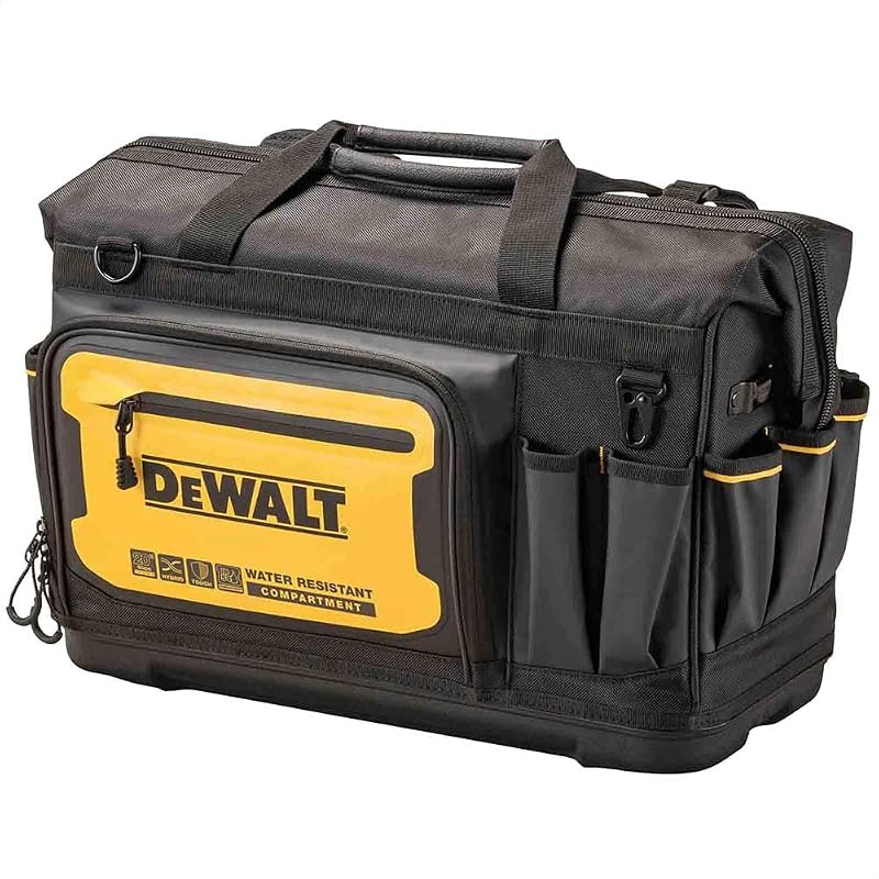 DEWALT DWST60104-1 20" Open Mouth Tool Bag 33 Pockets 25kg Capacity Pro