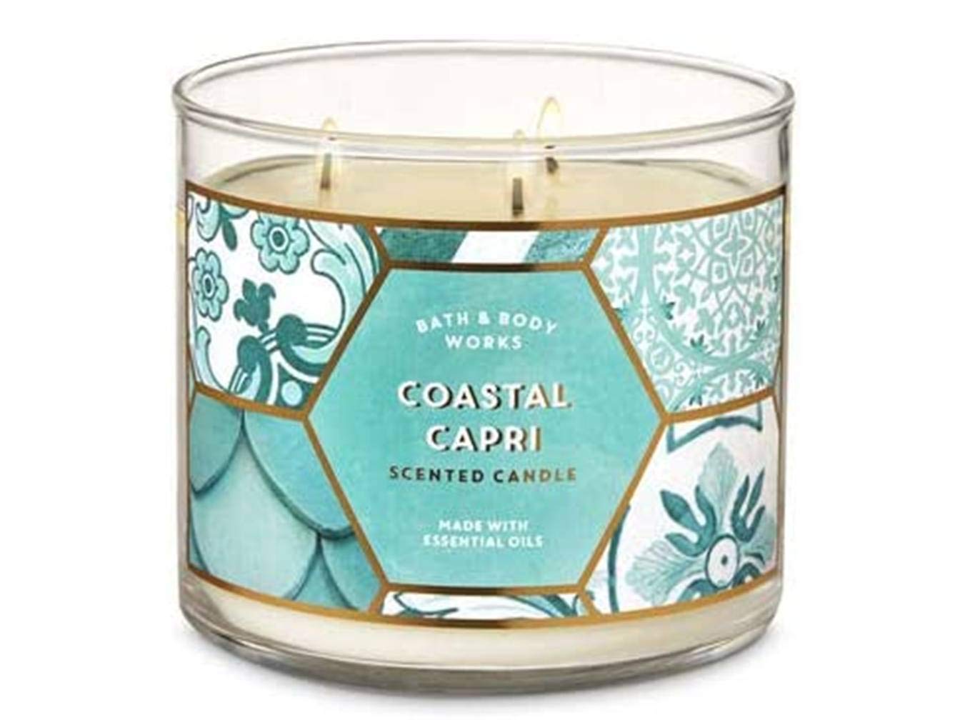 Bath & Body Works COASTAL CAPRI 3-Wick Candle 14.5 oz / 411 g