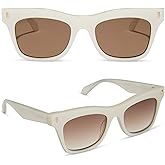 DIFF Bradley Designer Oversized Rectangular Sunglasses for Women and Men | Fashionable & Trendy Style | 100% UV Protection