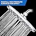Rain Shower Head High Pressure, WarmSpray Rainfall Shower Head for Bathroom With 9 Inch Large Coverage- Relaxed Waterfall Shower Experience