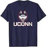 Campus Lab University of Connecticut UConn Huskies Distressed Primary T-Shirt, Small