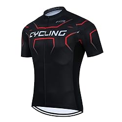 Cycling Jersey Men, Summer Short Sleeved Bike