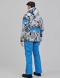 YEEFINE Men's Ski Suit Waterproof Snow Suits Two