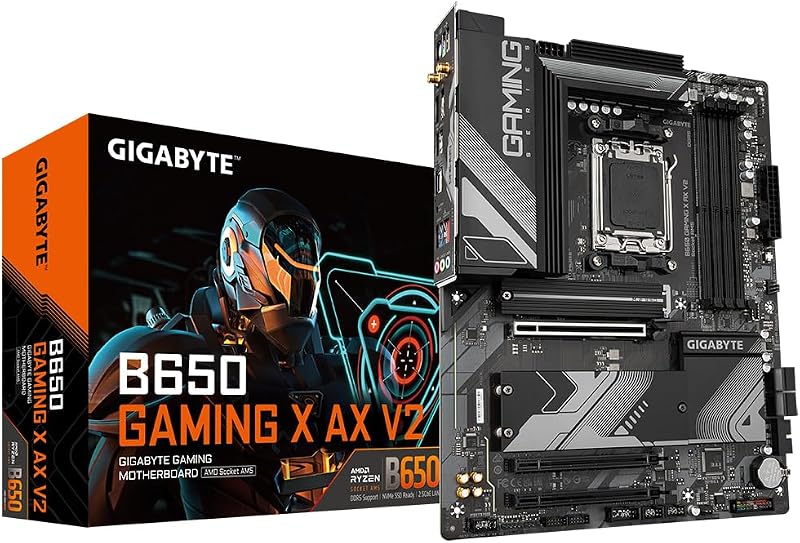 Gigabyte B650 GAMING X AX V2 Motherboard Supports Ryzen 8000 DDR5 8000MHz WiFi