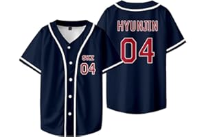 babyhealthy Felix Baseball Jersey Bangchan Chaotic Han in Hyunjin Lee Know Changbin Seungmin Dominate World Tour Merch