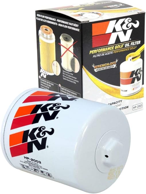 K&N Filters HP2003 Premium Oil Filter Designed to Protect your Engine