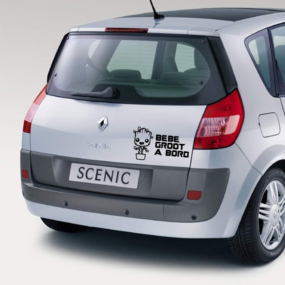 Anakiss Sticker Bebe A Bord Pour Voiture Bebe Groot A Bord Cm Noir Cadeaux Et Produits Derives Auto Et Moto Mosquitocontrolequipment Com