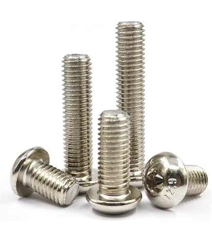 QuarkMRO - M7 Hex Socket Bolts Button Head Screws Black 12.9 Steel