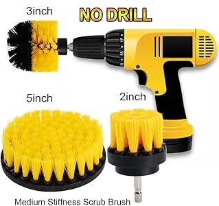 oxoxo taladro cepillo – 2 "3" 5 "de alimentación para taladro tamaño
