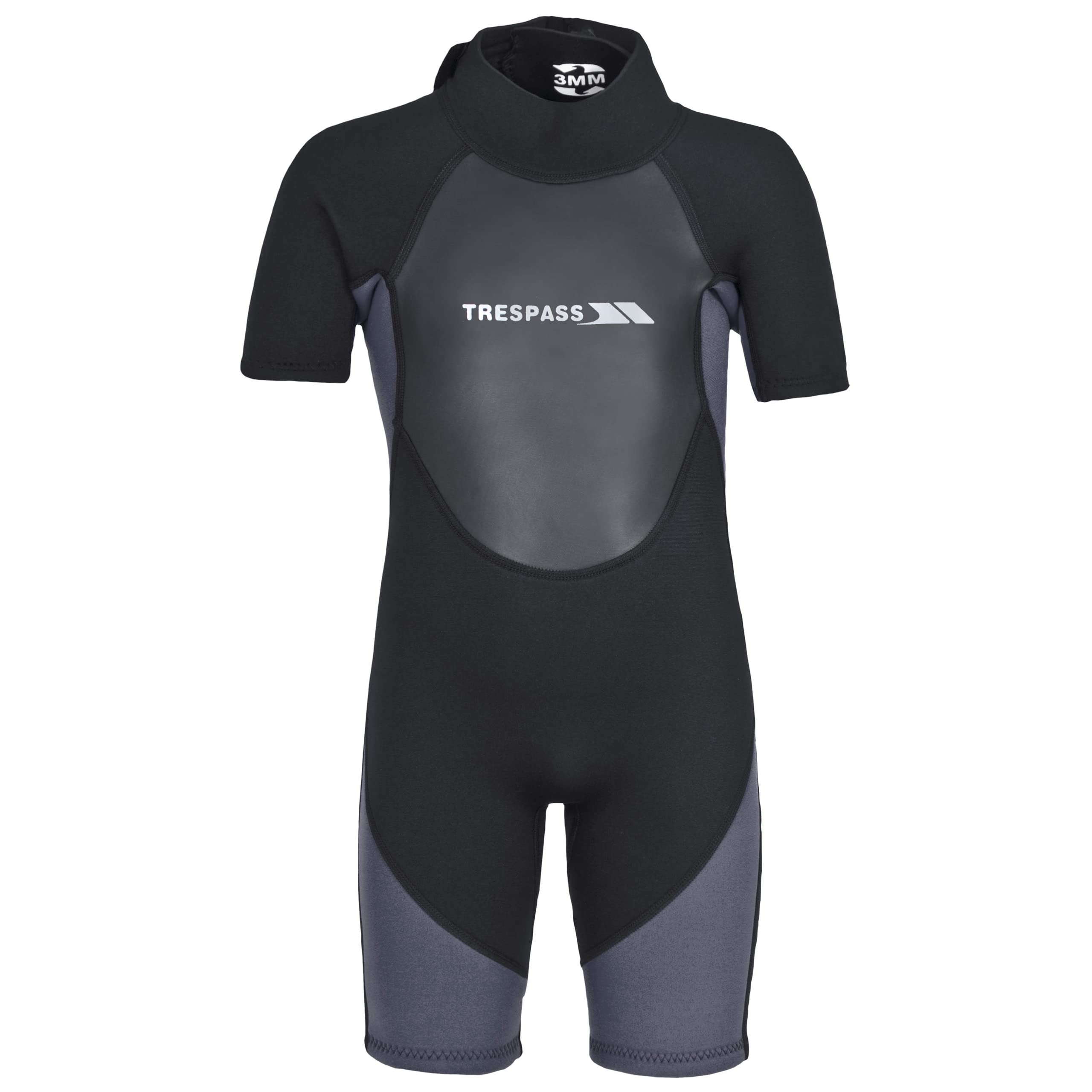 Trespass Boys Wetsuit Neoprene Swimming 3mm Short Length Claybourne