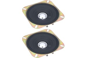 eMagTech 2 Pcs Game Console Speaker 8Ohm 5W 10.2x10.2cm Suitable for Arcade Game Consoles