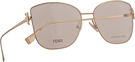 fendi clear glasses