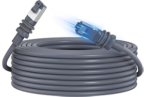 ANAUTIN 150ft Starlink Gen 3 Cable - 6.5/75/100/150ft High-Speed Weatherproof Starlink Standard Actuated Generation 3 Replacement Extension Cord for SpaceX Star Link V3 Dish, Grey