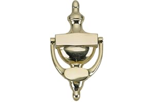 BRASS Accents A07-K5520-605 Traditional Collection 8" Large Door Knocker, Polished Brass Finish