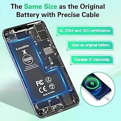 Luuzkla 12500mAh (2025 New Upgrade) Battery