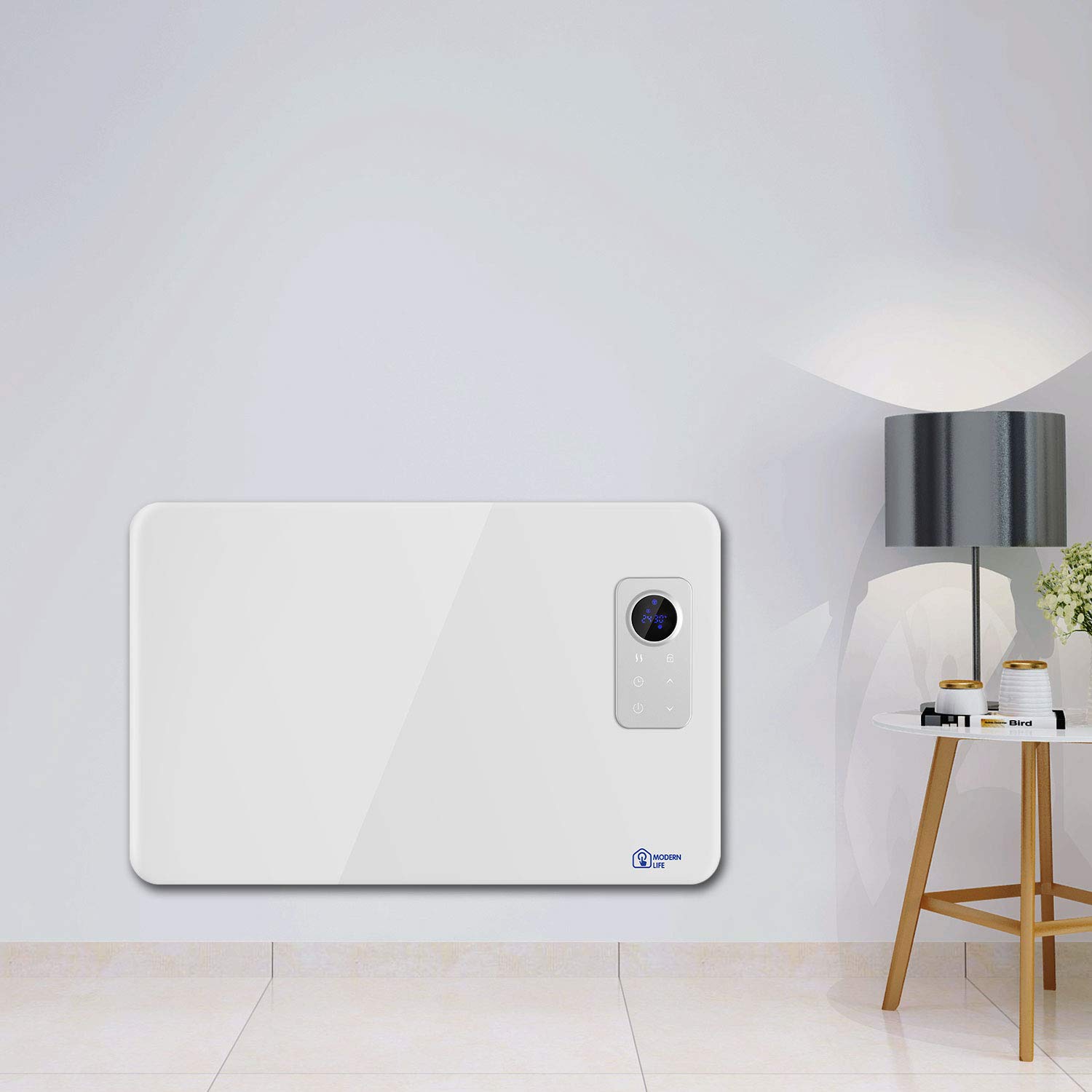 600W Electric Panel Heater,Digital LCD Display,7Day Timer & Advanced Thermostat ,Remote Control