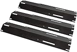 Unicook 3pc BBQ Heat Shield 29.8–53.3cm Porcelain Steel Universal Parts view 1
