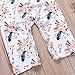 Baby Girls Jumpsuit Hoodie Romper Outfit Long Sleeve Creepers Bodysuit Clothes Easter gift (White, 0-6 Months)