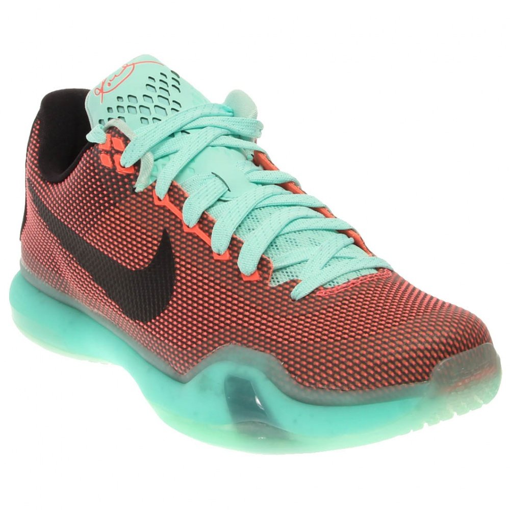 Nike Men's Kobe X Basketball X ShoesHot Lava/Black/Sunset Glow (11) on