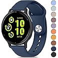 Meliya Bands Compatible with Garmin Vivoactive 5 / Vivoactive 3 Watch Band, Garmin Venu 2 Plus / Venu Sq / Venu Watch Bands Women Men, Soft Silicone Sport Replacement Strap for Garmin Vivoactive 5, Vivoactive 3 Music, Venu 2 Plus, Venu Sq, Venu, Vivomove Sport, Forerunner 645 / 245 Music Smart Watch