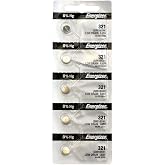 Energizer 321 SR616SW Silver Oxide, 5 Count (Pack of 1)