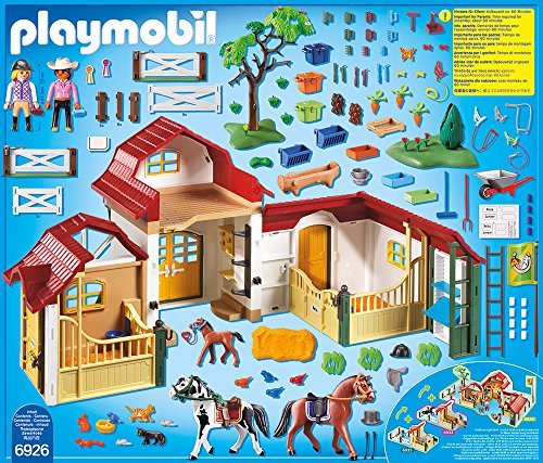 PLAYMOBIL Country 6926 Großer Reiterhof mit Tinker, Trakehner und Fohlen, Ab 5 Jahren – Bild 3