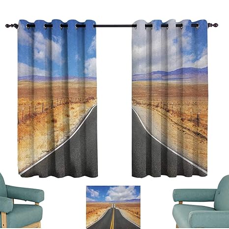 Amazon Com Paradisedecor United States Curtains Highway In