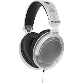 Koss CL/80 Clear Retro 90s Style Over-Ear Headphones, Wired Plug | Transparent Design, Lightweight, 3.5mm Jack, 6 Foot Cord, Soft Foam Cushions