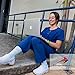 CompressionZ 20-30 mmHg Compression Socks Men & Women - Knee High Support Stockings (Babyfoot Green, X-Large)