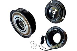 COOLTECH AC Compressor Clutch Kit (PULLEY, BEARING, COIL, PLATE) FITS: 2005-2009 KIA SPORTAGE 6 CYL 2.7L