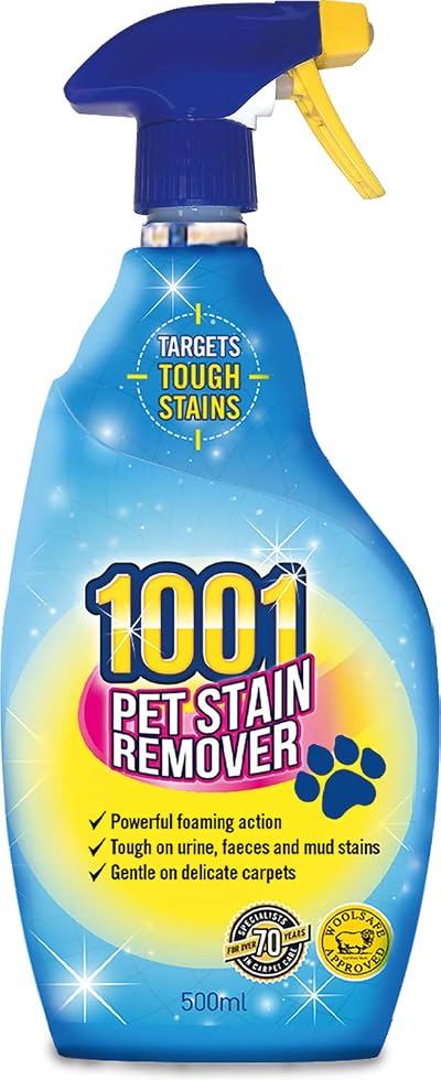 1001 Pet Stain and Odour Remover 500ml WoolSafe Approved