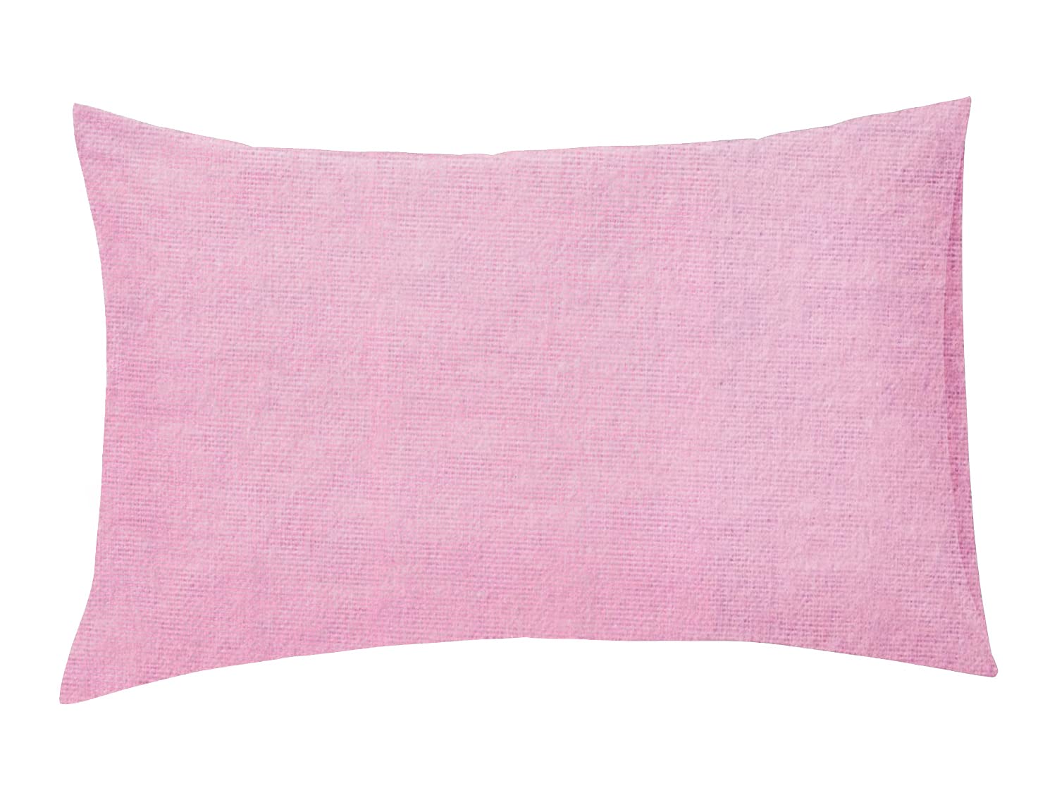 100% Brushed Cotton Soft Flannelette Pillowcase Pair Available (Pink)